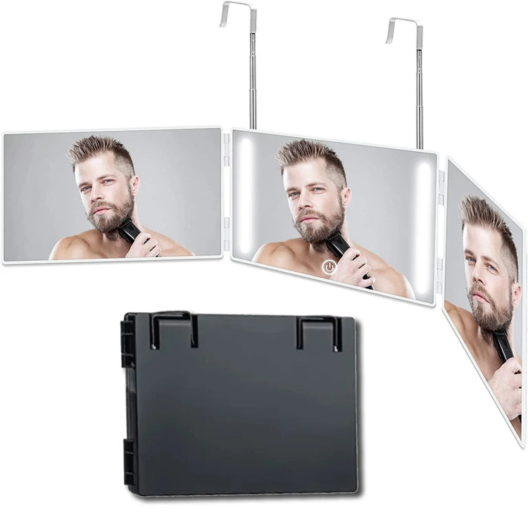 Travel mirror, camping use anywhere with needing a special place or room.