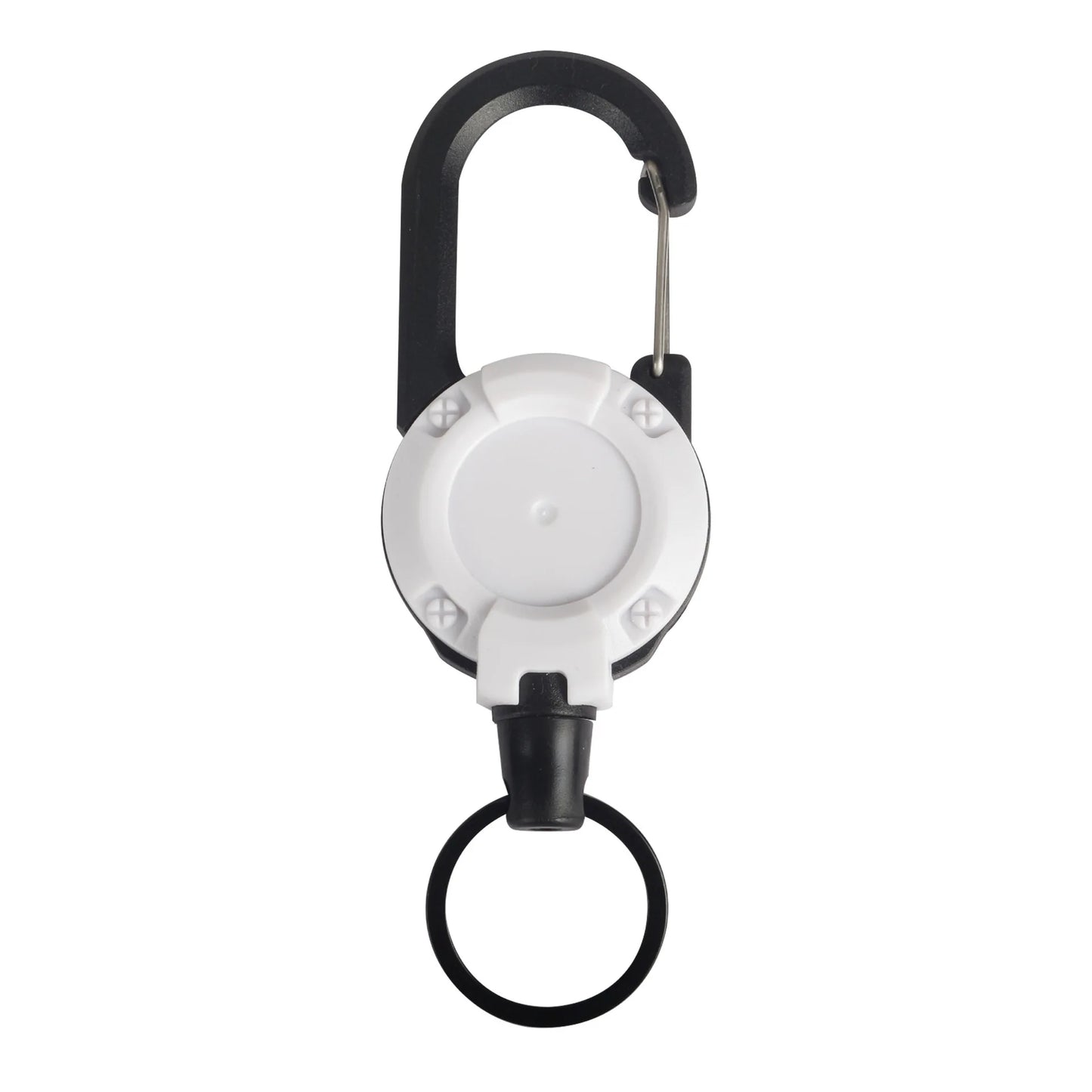 Camping Heavy Duty muss have Retractable Badge Reel Anti-theft Metal Easy-to-pull Buckle Rope Elastic Keychain Sporty Retractable Key Ring Tools